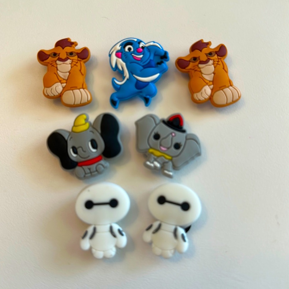 Disney Big Hero Lion King Dumbo croc charms